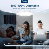 6 Inch LED Recessed Lighting, Dimmable, Retrofit Can Light with Baffle Trim, Selectable CCT, 950 Lumens - 8
