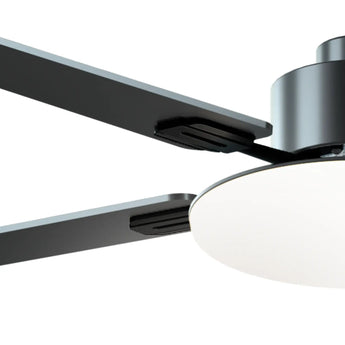 60" Black Ceiling Fan with Light & Remote – Dimmable 3CCT, Reversible, Quiet Fan for Bedroom, Living Room & Indoor/Outdoor - 5