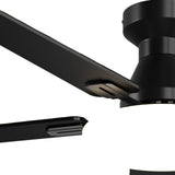 60" Flush Mount Ceiling Fan with Light, Remote, Low Profile, 3CCT Dimmable, Reversible, Quiet DC - 5
