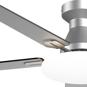 60" Flush Mount Ceiling Fan with Light, Remote, Low Profile, 3CCT Dimmable, Reversible, Quiet DC - 19