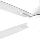 60 Inch Smart Ceiling Fan with Light, Wifi Alexa Remote Control Reversible 5 Blades 6 Speed 3CCT Dimmable Silent White Ceiling Fan for Bedroom Farmhouse - 5