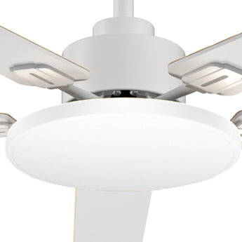 60" Sleek Ceiling Fan with Light, 3CCT Dimmable, Remote, Reversible, Quiet – Bedroom & Living Room - 18