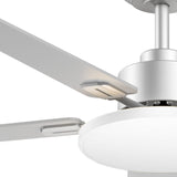 60" Sleek Ceiling Fan with Light, 3CCT Dimmable, Remote, Reversible, Quiet – Bedroom & Living Room - 25