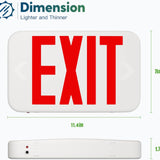 Double - Sided LED Exit Sign with Battery Backup,Exit Sign for Business,Easy To Install,UL Certified,AC 120/277V - 5
