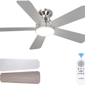 42" Low Profile Ceiling Fan with Light & Remote, Flush Mount, 3CCT Dimmable, Reversible, Quiet - 9