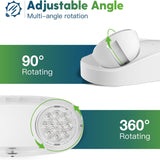 Emergency Lights for Business, with Battery Backup, Hard Wired, UL 924 Certified, AC 120/277V, Two Head Adjustable LED Emergency Lighting, 260 Lumens - 4