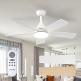 42" Sleek Ceiling Fan with Light, 3CCT Dimmable, Remote, Reversible, Quiet – Bedroom & Living Room - 10