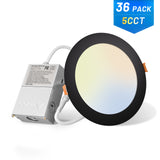 6 Inch Recessed LED Lighting, Slim Design, Selectable CCT, 1050 Lumens - 9