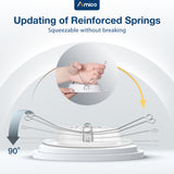 Amico Recessed Lighting 5/6 Inch, 24 Pack 5CCT Flat LED Can Lights, 2700K/3000K/4000K/5000K/6000K Selectable,12W Eqv 120W, 1050LM Brightness, Retrofit Installation - ETL & FCC - 4