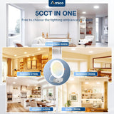 7 Inch Recessed LED Lighting, Slim Design, Selectable CCT, 1300 Lumens - 5