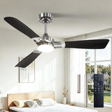 Amico 52" Modern Ceiling Fan with Light & Remote – Dimmable 3CCT, Quiet Black Fan for Living Room, Bedroom & Kitchen - 10