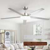 60" Sleek Ceiling Fan with Light, 3CCT Dimmable, Remote, Reversible, Quiet – Bedroom & Living Room - 11