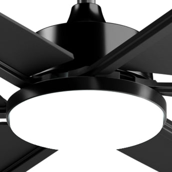 72 Inch Ceiling Fans with Lights and Remote, Black/Walnut Indoor/Outdoor Ceiling Fan with 6 Speed, Reversible DC Motor, 3CCT, Dimmable, Noiseless modern ceiling fan for Bedroom, Living Room, Patio - 5