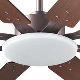 72" Large Ceiling Fan with Light & Remote, 3CCT Dimmable, Quiet – Modern Black, Indoor/Outdoor - 20