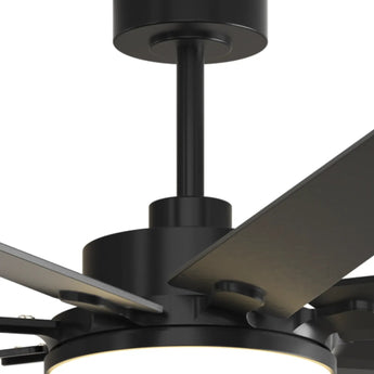 72" Large Ceiling Fan with Light & Remote, 3CCT Dimmable, Reversible, Quiet – Modern Nickel, Indoor/Outdoor - 20