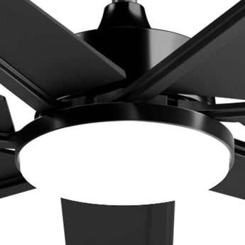 74 inch Ceiling Fans with Light and Remote, 6 Speed Reversible DC Motor, 3CCT, Dimmable, Quiet, Timer, Large Modern Ceiling Fan for Living room, Indoor/Outdoor - 4