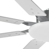 80" Ceiling Fan with LED Light & Remote – 6 - Speed Quiet Reversible DC Motor, Dimmable, Modern Black for Bedroom, Living Room, Patio - 24
