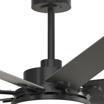 80" Modern Ceiling Fan with Light & Remote – Reversible, Dimmable 3CCT, Quiet Black Fan for Bedroom, Living Room, Patio & Outdoor - 6