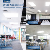 2x4 LED Flat Panel Light, 45W, 5500LM, 3CCT Dimmable Office Drop Ceiling Light, ETL/DLC - 6