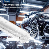 LED Vapor Tight Light, 50W Adjustable 6600LM, 5000K, 0 - 10V Dimmable, IP65 Waterproof, 100 - 277V - 5