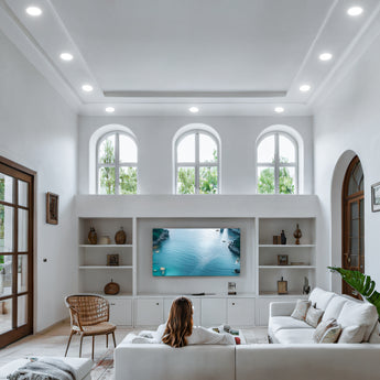 5 Inch Recessed LED Lighting, Slim Design, Selectable CCT, 900 Lumens - 5