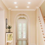 4 Inch Ultra - Thin LED Square Recessed Lighting, Slim Design, 700 Lumens - 14