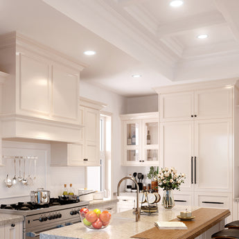 6 Inch Recessed LED Lighting With Double Ring Night Light, Slim Design, Selectable CCT, 1100 Lumens - 7