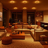 6 Inch Recessed LED Lighting With Night Light, Slim Design, Selectable CCT, 1100 Lumens - 6