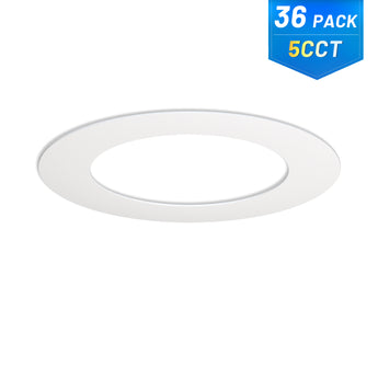 Goof Ring for 6 Inch Recessed Lights, Can Light Trim Ring Cover, 8.6" Outer Diameter, 6.2" Inner Diameter - 15