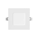 6 Inch Ultra - Thin LED Square Recessed Lighting, Slim Design, 1050 Lumens - 3
