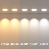 7 Inch Recessed LED Lighting, Slim Design, Selectable CCT, 1300 Lumens - 5