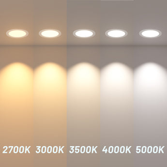 7 Inch Recessed LED Lighting, Slim Design, Selectable CCT, 1300 Lumens - 5