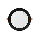 7 Inch Recessed LED Lighting, Slim Design, Selectable CCT, 1300 Lumens, Black Trim - 2