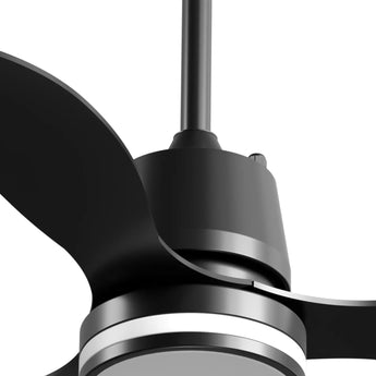 Amico 36" Outdoor Ceiling Fan with Light, IP65 Waterproof 3CCT 6 Speed Hanging Gazebo Fan, Remote Plug in for Patio Porch Garage, Black-4