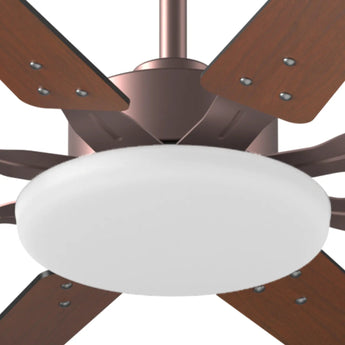 Amico 64" Ceiling Fan with Light & Remote – Dimmable, 6 - Speed Reversible DC Motor, Quiet Modern Black Fan for Living Room, Kitchen & Patio - 18