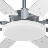 Amico 64" Ceiling Fan with Light & Remote – Dimmable, 6 - Speed Reversible DC Motor, Quiet Modern Black Fan for Living Room, Kitchen & Patio - 24