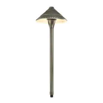 Brass Pathway Light, Antique Bronze Low Voltage Landscape Path Light, G4 Waterproof Outdoor Garden Walkway Light Fixture - 1