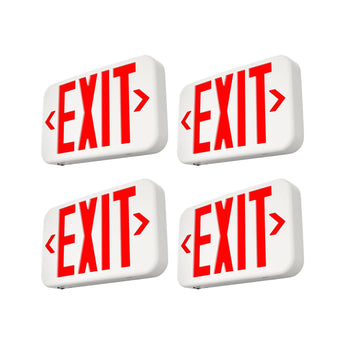 Double-Sided LED Exit Sign with Battery Backup,Exit Sign for Business,Easy To Install,UL Certified,AC 120/277V-1