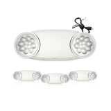 Emergency Lights for Business, with Battery Backup,Hard Wired, UL 924 Certified,AC 120/277V,Two Head Adjustable LED Emergency Lighting-1