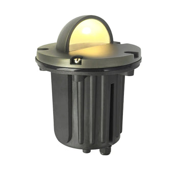 Low Voltage Brass In - Ground Well Light, Antique Bronze MR16 Landscape Recessed Light Fixture, Waterproof Outdoor Uplight - 2