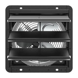 Shutter Exhaust Fan 8-Speed , 1238 CFM DC Vent Fan with Thermostat Humidity Control for Attic Garage Chicken Coop-12
