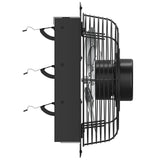 Shutter Exhaust Fan 8-Speed , 1238 CFM DC Vent Fan with Thermostat Humidity Control for Attic Garage Chicken Coop-13
