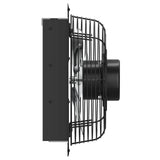 Shutter Exhaust Fan Wall Mounted with EC Motors and Remote Control, Timer, 8 Speeds, 850CFM, Low Noise, Easy to Install, Plug in Ventilation Fan for Garages, Shops, Greenhouse, Attic-13