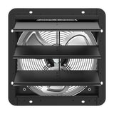 Shutter Exhaust Fan Wall Mounted with EC Motors and Remote Control, Timer, 8 Speeds, 850CFM, Low Noise, Easy to Install, Plug in Ventilation Fan for Garages, Shops, Greenhouse, Attic-20