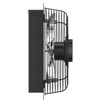 Shutter Exhaust Fan Wall Mounted with EC Motors and Remote Control, Timer, 8 Speeds, 850CFM, Low Noise, Easy to Install, Plug in Ventilation Fan for Garages, Shops, Greenhouse, Attic-17