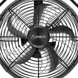 Wall Mount Fan 9-Speed High Velocity , 1050 CFM Brushless DC Metal Fan with Remote, Industrial Fan for Garage Warehouse Patio Outdoor-12
