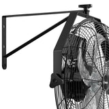 Wall Mount Fan 9-Speed High Velocity , 1050 CFM Brushless DC Metal Fan with Remote, Industrial Fan for Garage Warehouse Patio Outdoor-28