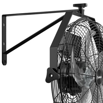 Wall Mount Fan 9-Speed High Velocity , 1050 CFM Brushless DC Metal Fan with Remote, Industrial Fan for Garage Warehouse Patio Outdoor-25