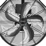 Wall Mount Fan 9-Speed High Velocity , 1050 CFM Brushless DC Metal Fan with Remote, Industrial Fan for Garage Warehouse Patio Outdoor-29