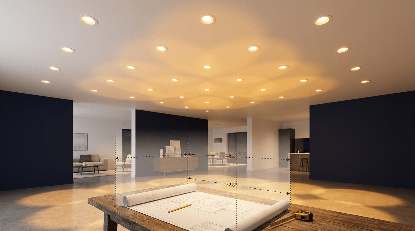 How to Plan a Lighting Layout Using LED Recessed Lights for a New Hous ...